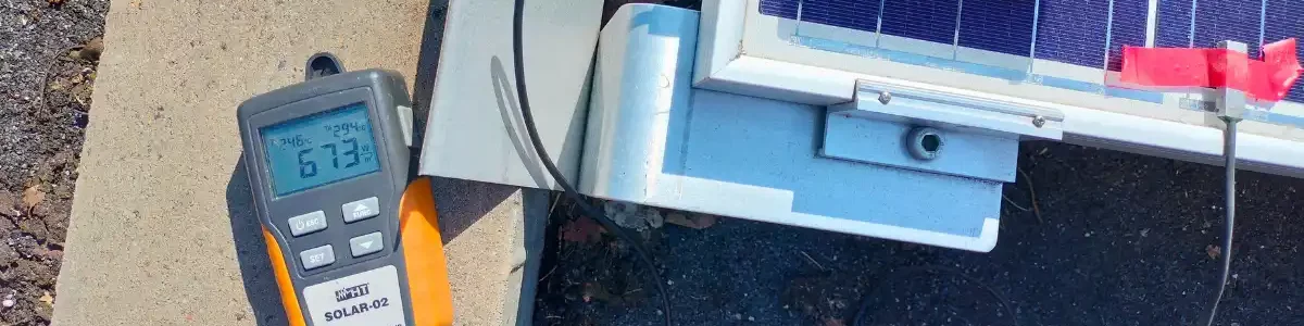 måleinstrument til solceller